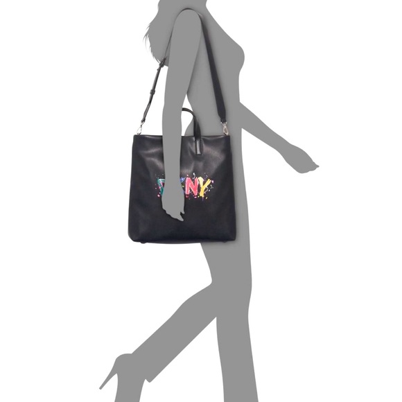 DKNY Tilly Paint Splatter DKNY Tote - Picture 2 of 13